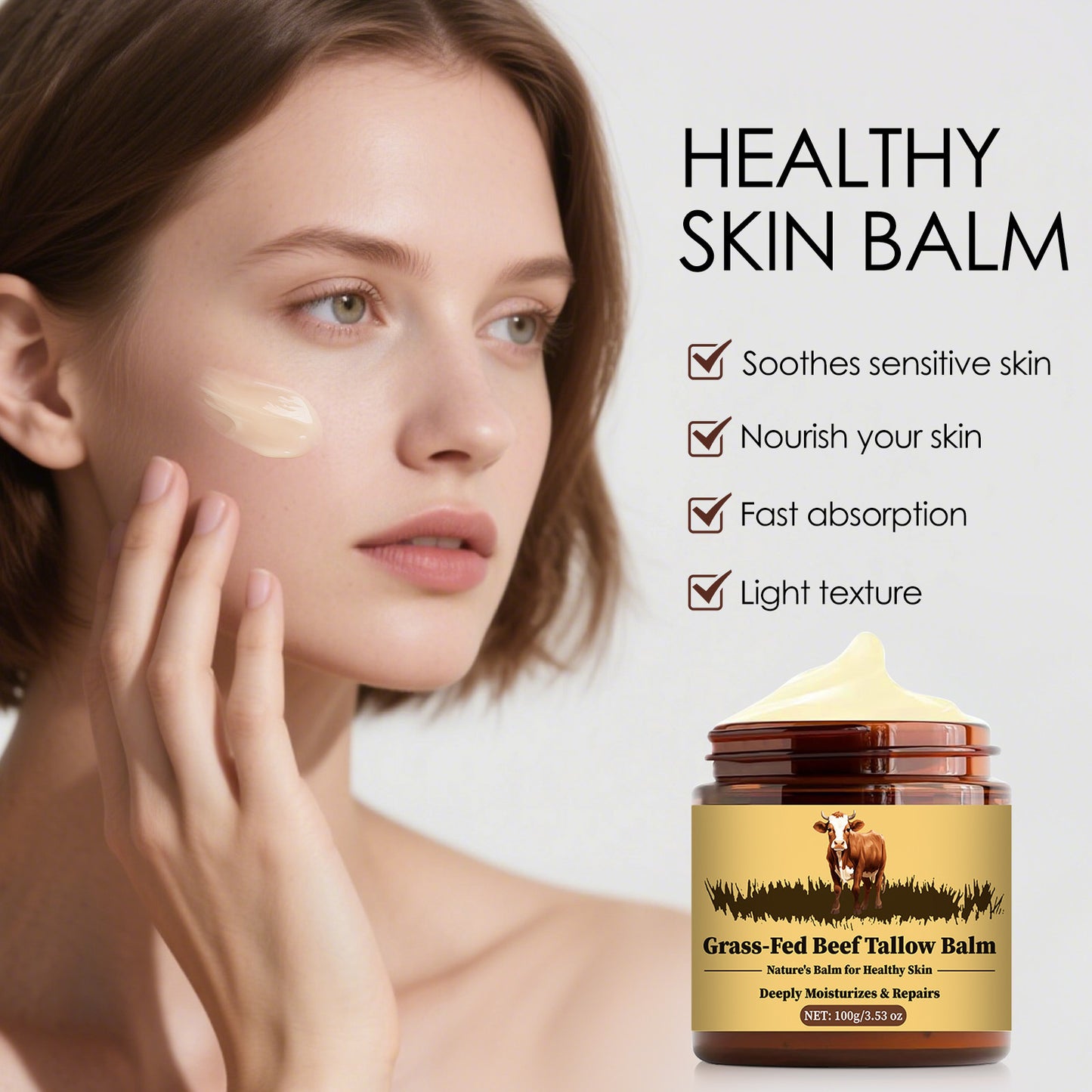 Grassfed Glow Beef Tallow Balm
