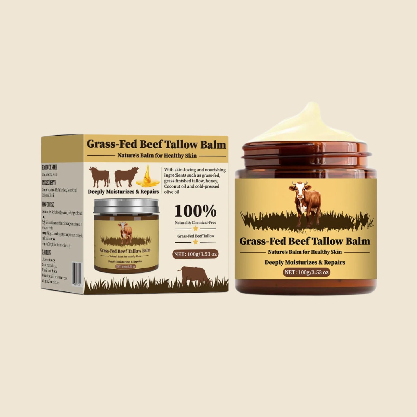 Grassfed Glow Beef Tallow Balm