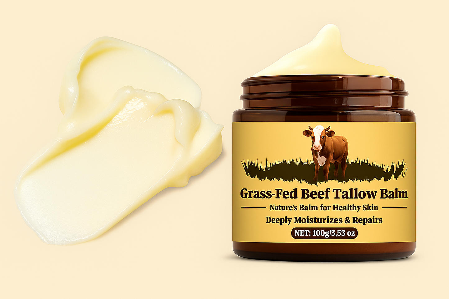 Grassfed Glow Beef Tallow Balm