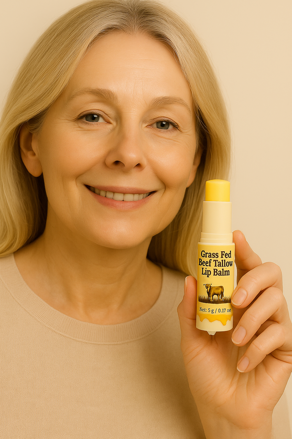 Grassfed Glow Beef Tallow Lip Balm