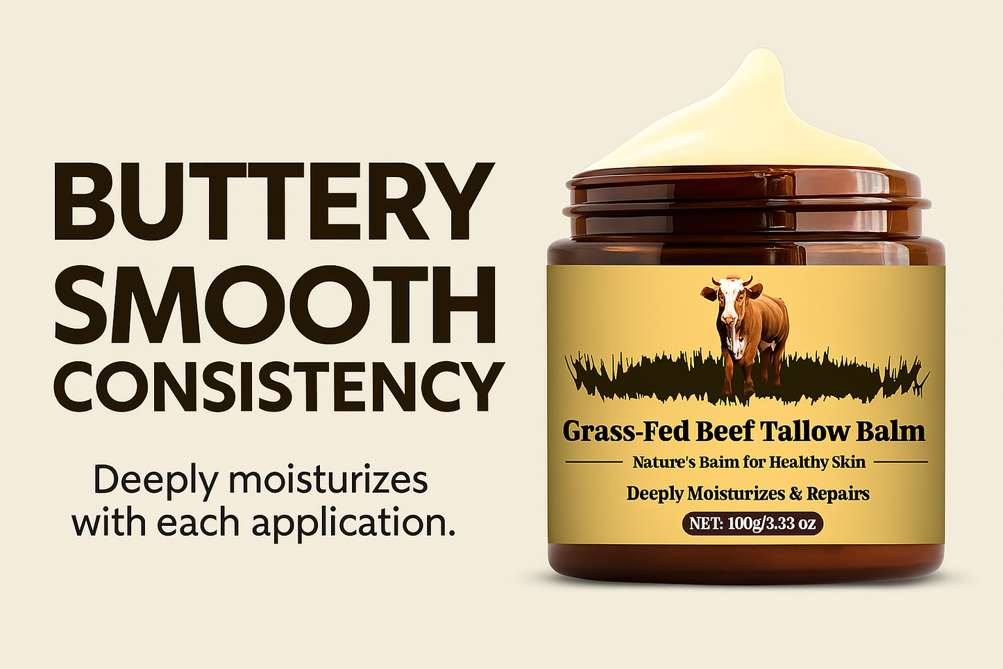 Grassfed Glow Beef Tallow Balm
